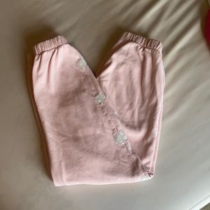 brandy melville sweatpants with ironed on stars